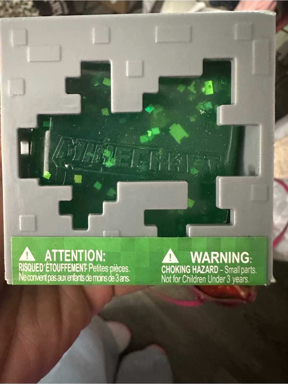 Green Glitter Surprise Cube Action Toy - Kids Collectible
